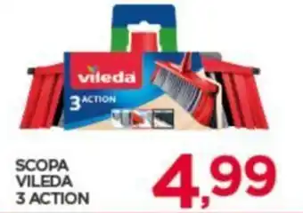 Interspar SCOPA VILEDA 3 ACTION offerta