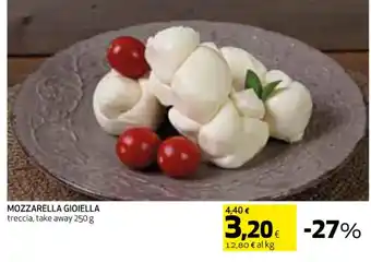 MOZZARELLA GIOIELLA treccia, take away 250 g