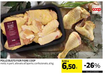 Coop POLLO BUSTO FIOR FIORE COOP offerta