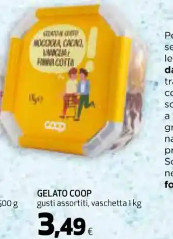 Coop GELATO COOP gusti assortiti, vaschetta 1 kg offerta