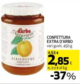 Coop CONFETTURA EXTRA D'ARBO vari gusti, 450 g offerta