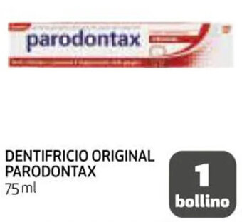 Coop DENTIFRICIO ORIGINAL PARODONTAX 75 ml offerta
