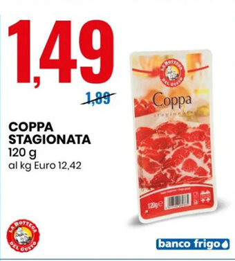 Eurospin COPPA STAGIONATA 120 g offerta