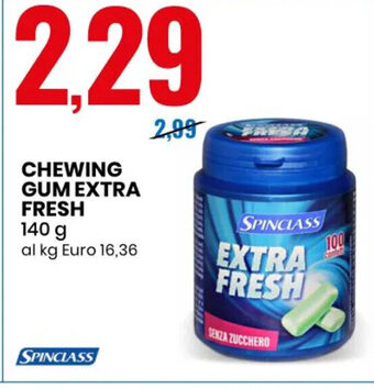 Eurospin CHEWING GUM EXTRA FRESH 140 g offerta