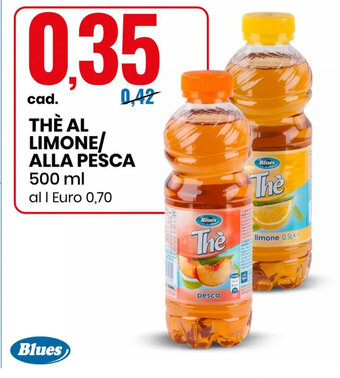 Eurospin THÈ AL LIMONE/ ALLA PESCA 500 ml offerta