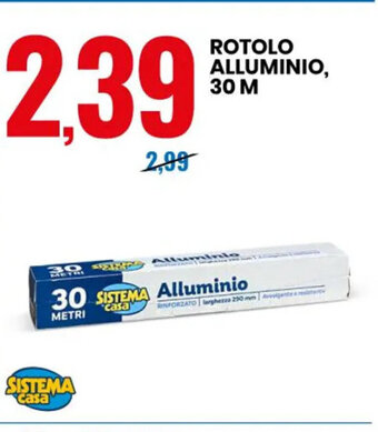 Eurospin ROTOLO ALLUMINIO, 30 M offerta