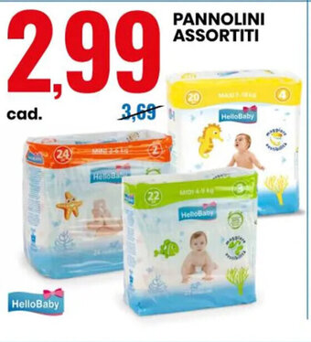 Eurospin PANNOLINI ASSORTITI offerta