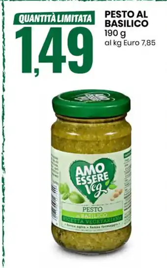 Eurospin PESTO AL BASILICO 190 g offerta