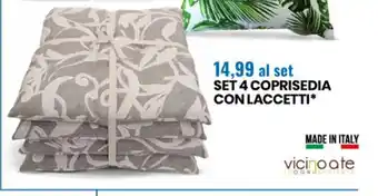 4 COPRISEDIA CON LACCETTI* al set