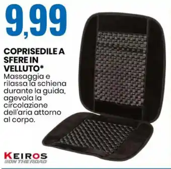 Eurospin COPRISEDILE A SFERE IN VELLUTO* offerta