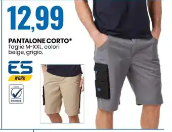 Eurospin PANTALONE CORTO* Taglie M-XXL, colori beige, grigio. offerta