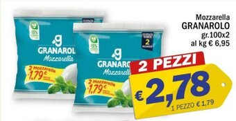 Ard Discount Mozzarella GRANAROLO gr.100x2 offerta