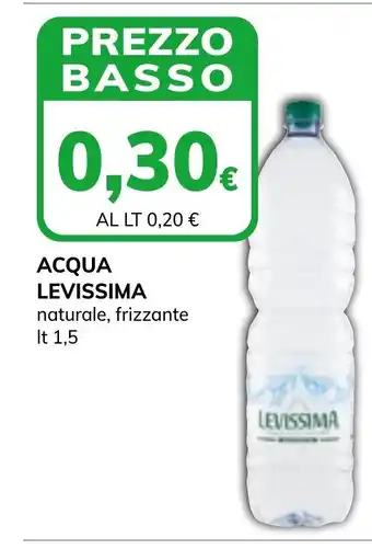 Basko ACQUA LEVISSIMA naturale, frizzante lt 1,5 offerta