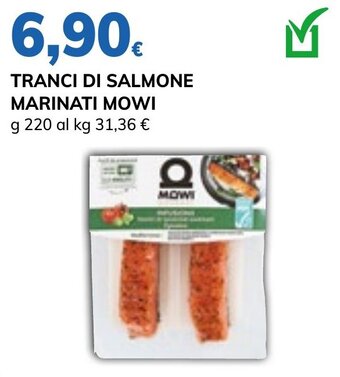 Basko TRANCI DI SALMONE MARINATI MOWI g 220 offerta