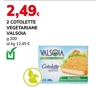 2 COTOLETTE VEGETARIANE VALSOIA g 200