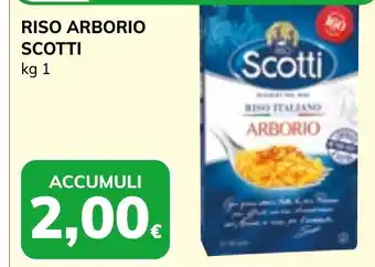 Basko RISO ARBORIO SCOTTI kg 1 offerta