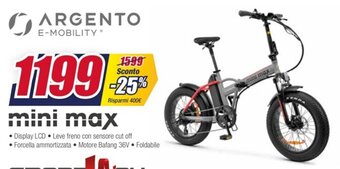 Trony ARGENTO mini max offerta