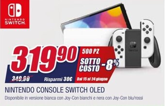 Trony NINTENDO CONSOLE SWITCH OLED offerta