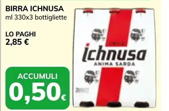 Basko BIRRA ICHNUSA ml 330x3 bottigliette offerta