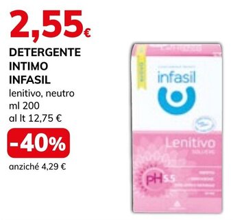 Basko DETERGENTE INTIMO INFASIL lenitivo, neutro ml 200 offerta