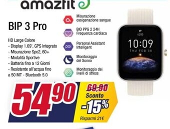 Trony Amazfit BIP 3 Pro offerta