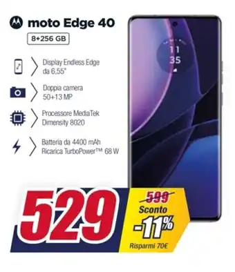 Trony Motorola moto Edge 40 offerta