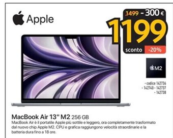 FreeShop MacBook Air 13" M2 256 GB offerta
