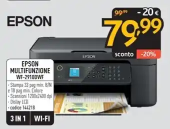 EPSON MULTIFUNZIONE WF-2910DWF