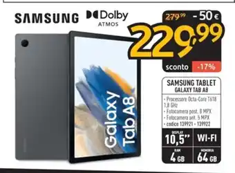 FreeShop SAMSUNG TABLET GALAXY TAB A8 offerta