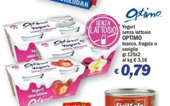 Ard Discount Yogurt senza lattosio OPTIMO bianco, fragola o vaniglia gr.125x2 offerta