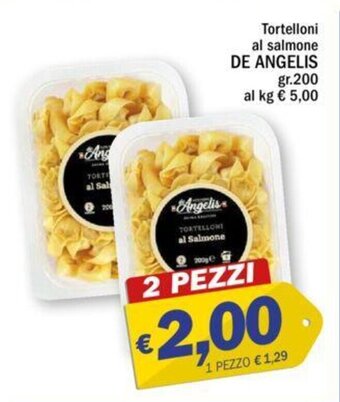 Ard Discount Tortelloni al salmone DE ANGELIS gr.200 offerta