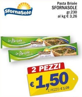 Ard Discount Pasta Brisée SFORNASOLE gr.230 offerta