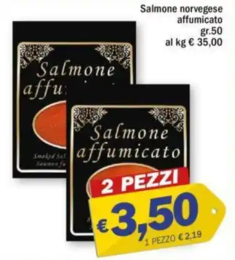 Ard Discount Salmone norvegese affumicato gr.50 offerta
