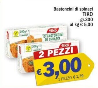 Bastoncini di spinaci TIKO gr. 300