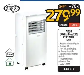 ARGO CONDIZIONATORE PORTATILE KARY