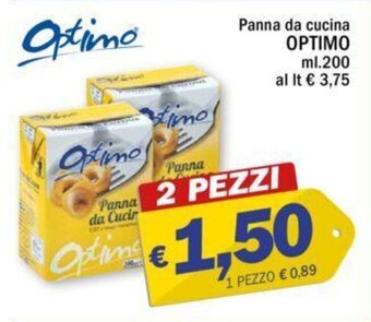 Ard Discount Panna da cucina OPTIMO ml.200 offerta