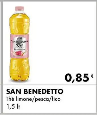 Iper Tosano SAN BENEDETTO Thè limone/pesca/fico 1,5 It offerta