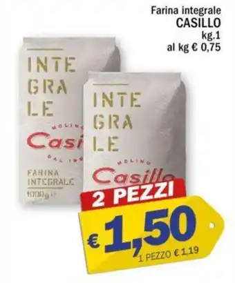 Ard Discount Farina integrale CASILLO kg.1 offerta