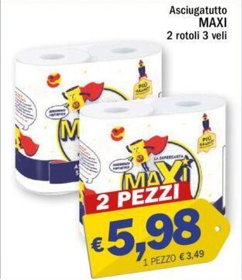 Ard Discount Asciugatutto MAXI 2 rotoli 3 veli offerta