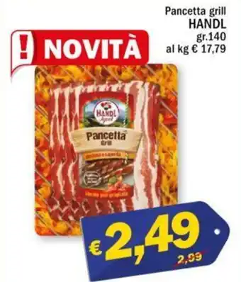 Pancetta grill HANDL gr.140
