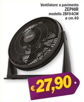 Ard Discount Ventilatore a pavimento ZEPHIR modello ZBF04CM Ø cm.40 offerta