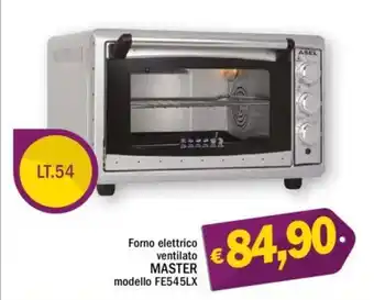 Forno elettrico ventilato MASTER modello FE545LX