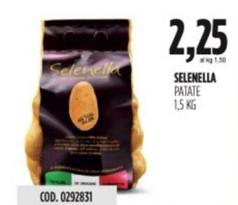 Carico Cash & Carry SELENELLA PATATE 1,5 KG offerta