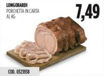 Carico Cash & Carry LONGOBARDI PORCHETTA IN CARTA offerta
