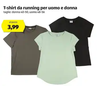 ALDI T-shirt da running per uomo e donna offerta