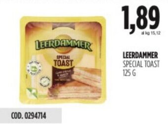 Carico Cash & Carry LEERDAMMER SPECIAL TOAST 125 G offerta