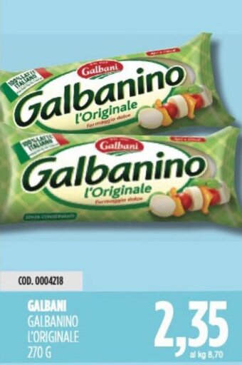 Carico Cash & Carry GALBANI GALBANINO L'ORIGINALE 270 G offerta