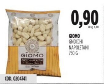Carico Cash & Carry GIOMO GNOCCHI NAPOLETANI 750 G offerta