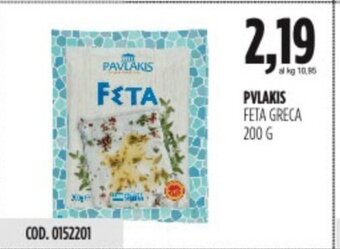 Carico Cash & Carry PVLAKIS FETA GRECA 200 G offerta