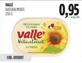 Carico Cash & Carry VALLE NATURALMENTE 250 G offerta